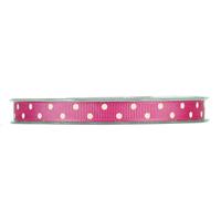 NASTRO TESSUTO POIS     MM.10 MT.20 FUCSIA