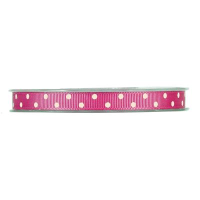 NASTRO TESSUTO POIS     MM.25 MT.20 FUCSIA