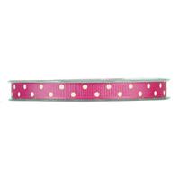 NASTRO TESSUTO POIS     MM.25 MT.20 FUCSIA