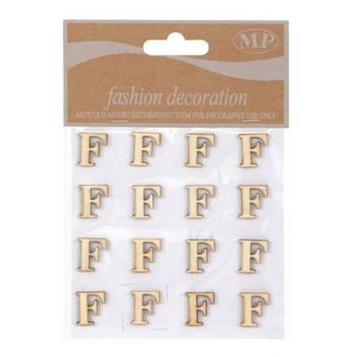 STICKERS LEGNO LETTERA  F