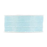 NASTRO ORGANZA NODINI MM.40X15MT. SKY BLUE