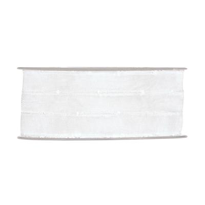 NASTRO ORGANZA NODINI MM.40X15MT. WHITE