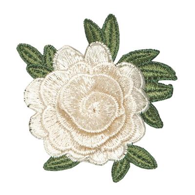 ROSE TESSUTO CON SPILLA MM.45 PZ.6 WHITE