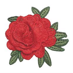 ROSE TESSUTO CON SPILLA MM.70 PZ.6 RED