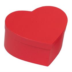 SCATOLA CUORE ROSSO CM.18X18X10 H.