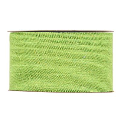 NASTRO IUTA COTTON MT.20 CM.7,5 GREEN