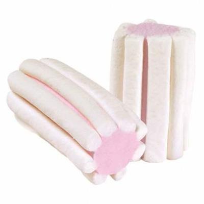 MARSHMALLOW ESTRUSO STRIATO BIANCO E ROSA KG.1