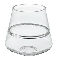 VASO VETRO ILLUSION CM. 19,5 H. SVASATO TRASPARENTE