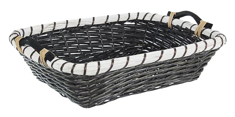 CESTA 2 MANICI MADELEINE RETTANG. CM.66X33X14