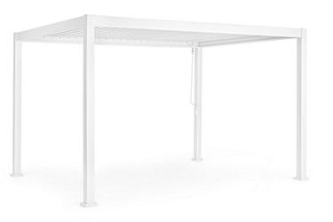 PERGOLA PACIFIC 3X4 ALLU. BIANCA