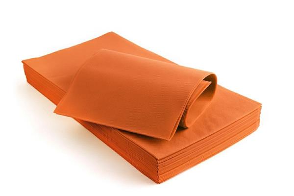 TOVAGLIA TNT  100X100   ARANCIO