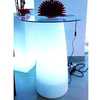 VASO TABLE C/VETRO H.90 D.40/70 C/LUCE