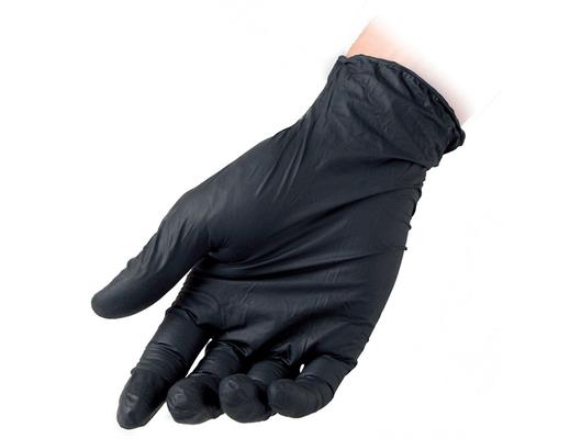 GUANTI NITRILE BLACK R78 PZ.100 XL SENZA POLVERE Gr.4,0