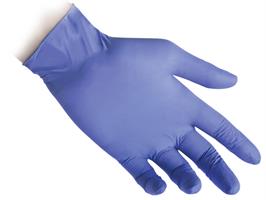 GUANTI NITRILE BLU' SOFT R76 PZ.100 M S/POLVERE  Gr.3,5