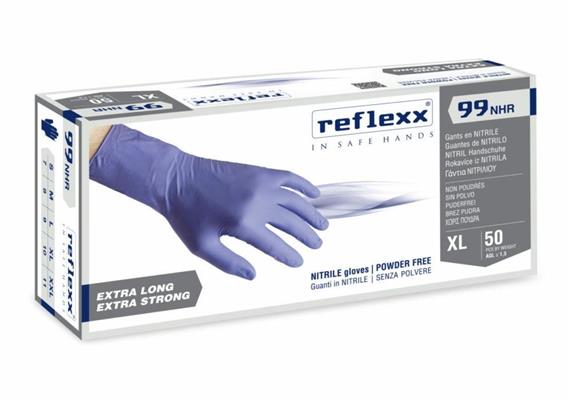 GUANTI NITRILE NHR R99  PZ.50 ALTO SPESSORE XXLARGE Gr.8,8