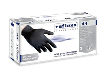 GUANTI LATTICE REFLEXX  R44 NERO L PZ.100