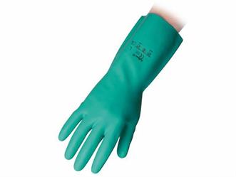 GUANTI NITRILE FELPATI  R 97 LARGE VERDE RIUTILIZZABILE Gr.63