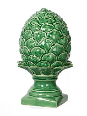 CARCIOFO VERDE CERAMICA CM.19X31 H.