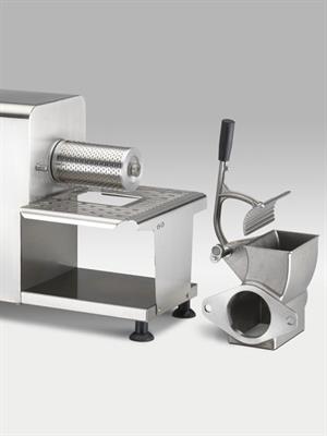 GRATTUGIA FORMAGGIO 400V HP 2 RULLO INOX BOCCA ALLUM. OMEGA