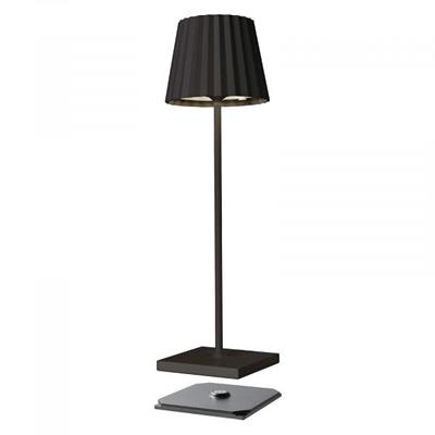 LAMPADA DA TAVOLO LED H.38 TROLL BLACK OUTDOOR