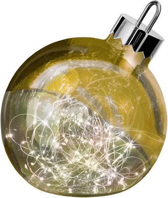 SFERA LAMPADA ORNAMENT D.25 GOLD LED SOMPEX