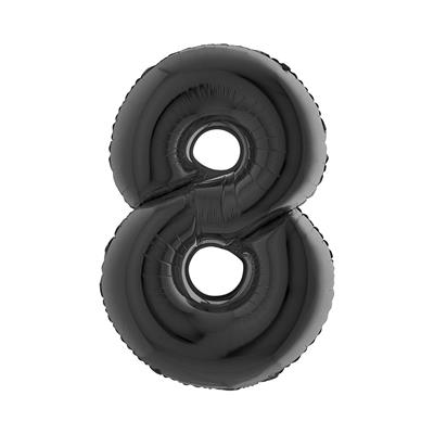 PALLONE FOIL NERO CM.100 NUMERO 8