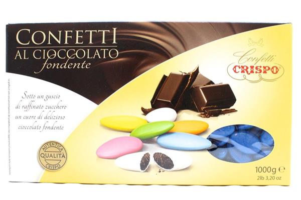 CONFETTI CIOCCOLATO FONDENTE BLU' KG.1