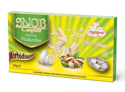 CONFETTI SNOB GR. 500   PISTACCHIO E VANIGLIA