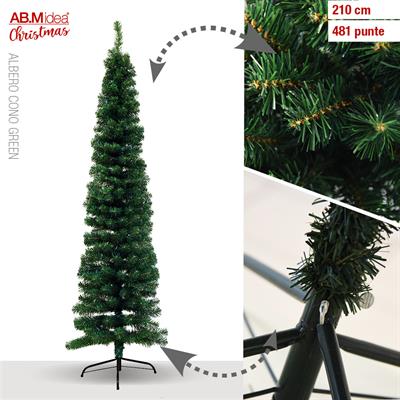 ALBERO N. CONO VERDE CM. 240 (700 RAMI)