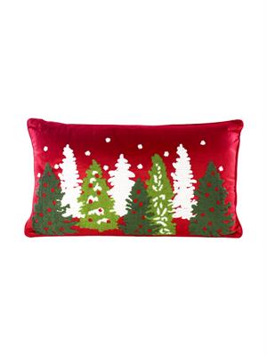 CUSCINO DEC. ALBERI CM.60X35