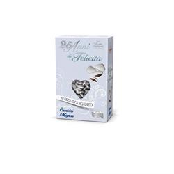 CONFETTI CUORICINI MIGNON ARGENTO GR.500