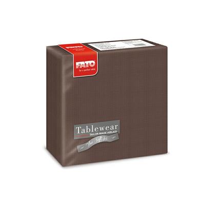 TOVAGLIOLI CARTA A SECCO 40X40 PZ.50 DEC. SHADE CIOCCOLATO