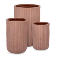 VASO CACHEPOT CILINDRO D.37 H.55 ARGILLA CORTEN