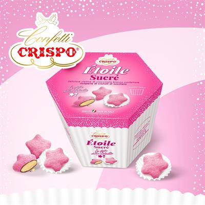 CONFETTI STELLE ETOILE  ROSA GR.500