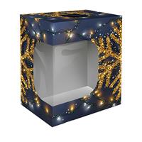 SCAT. PANETTONE LINEA    90 CM.28X21X35 C/FINESTRA CRYSTAL