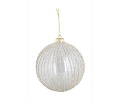 SFERA VETRO CHAMPAGNE   RIGHE D.120