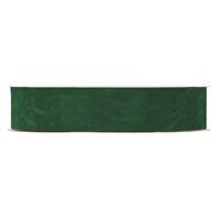 NASTRO DOUBLE VELVET MM.25 MT.30 GREEN