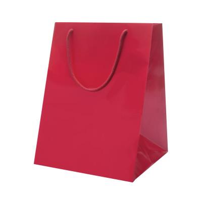 BUSTE CARTA 24,5X33+24  LUSSO ROSSA X PANETTONE