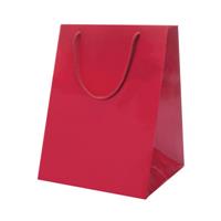 BUSTE CARTA 24,5X33+24  LUSSO ROSSA X PANETTONE