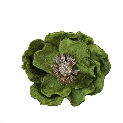 MAGNOLIA DIAM.12 CM. CON CLIP VERDE