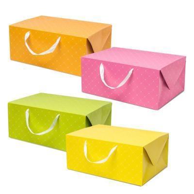 BUSTA BOX GEOMETRIC CM. 33,5X23,5X14 COLOMBA