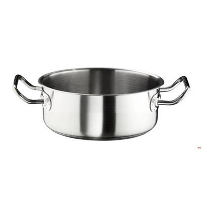 CASSERUOLA INOX BASSA 2 MANICI MASTER CM.36 LT.13