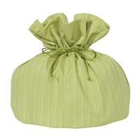 SACCHETTO COTONE CAROLIN CM.23x32x35 GREEN COLOMBA