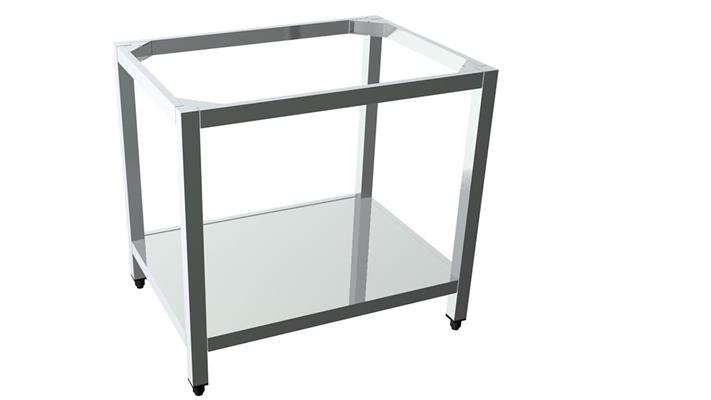 SUPPORTO INOX  350X525X615H X FRIGGITRICE CON RIPIANO