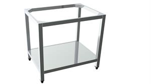 SUPPORTO INOX  350X525X615H X FRIGGITRICE CON RIPIANO