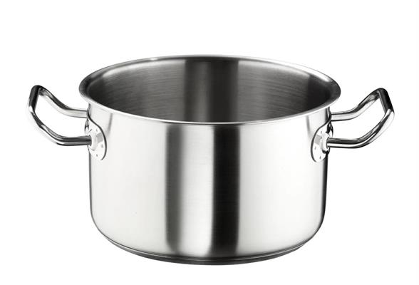 CASSERUOLA INOX BASSA 2 MANICI MASTER CM.50 LT.19